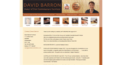 Desktop Screenshot of davidbarronfurniture.co.uk